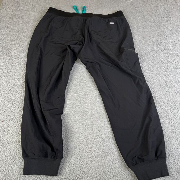 FIGS Technical Collection Scrub  Bottom Womens XXL Black Pants W23SW2005 - Picture 2 of 11